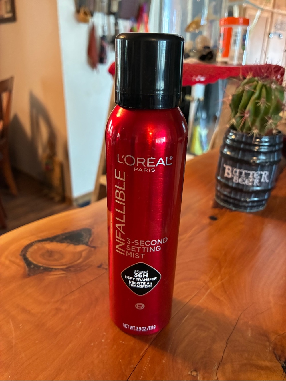 L'Oreal Infallible 3-Second Setting Mist - Red Bottle #107